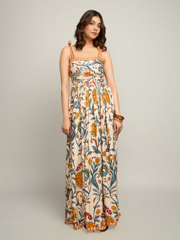 Farm Printed Midi Dress
