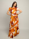 Fall Printed Maxi Dress