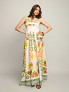 Vine Printed Maxi Dress