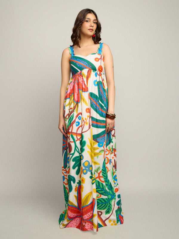 Amazon Printed Maxi Dress