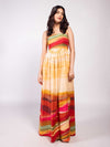 Flow Printed Strappy Maxi Dress