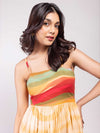 Flow Printed Strappy Maxi Dress