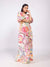 Fig Printed Scallop Maxi Dress