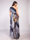 Wildflower Printed One Shoulder Maxi Dress