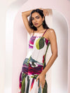 Whimsy Printed Pleated Dress