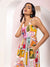Stamp Printed Maxi Dress
