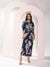 Chalk Printed Printed Wraped Skirt Set (Set Of 2)