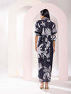 Chalk Printed Printed Wraped Skirt Set (Set Of 2)