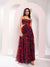 Daze Printed Strappy Maxi Dress