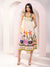 Folk Printed Strappy Midi Dress