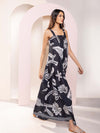 Chalk Printed Loose Fit Maxi Dress