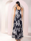 Chalk Printed Loose Fit Maxi Dress