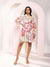 Fig Printed Mini Shirt Dress