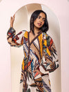 Cinnamon Printed Maxi Dress