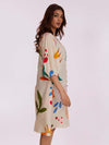 Flora Printed Knee-Length Dress