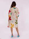 Flora Printed Knee-Length Dress