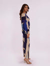 Sapphire Printed One Shoulder Dress