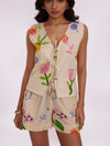 Lupine printed two-piece set for casual summer outings