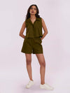 Olive Green Co-ord Set (Set of 2)