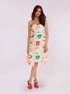 Telly Printed Midi Slip Dress