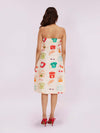 Telly Printed Midi Slip Dress