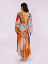 Rhtyhm Printed Full Sleeves Fit & Flare Maxi Dress