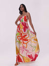 Petal Printed Maxi Dress