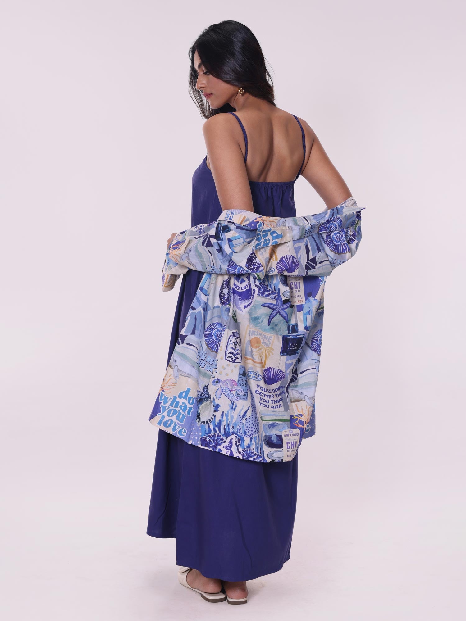 Cool Order Azul Buy Azul Printed Co-ord Set with Dress | Stylish Women's Co-ords – Poppi