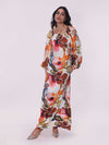 Rose Printed Maxi Dress