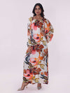 Rose Printed Maxi Dress