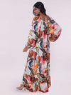 Rose Printed Maxi Dress