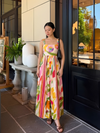 Spring Printed Maxi Dress