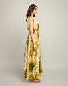 Coco Printed Pleated Maxi Dress