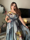 Wildflower Printed One Shoulder Maxi Dress