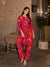 Crimson Printed Salwar Set (Set of 2)