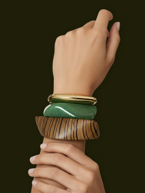 The Earth Bangle Stack (Set of 3)