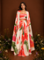 Hibiscus Printed Drape Skirt Set