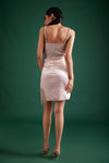 EMBELLISHED CORSET-DETAILED MINI DRESS