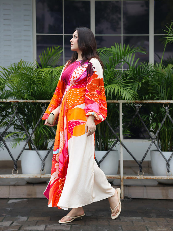 Anthea Printed Midi Dress