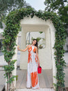 Love Printed Halter Neck Dress