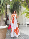 Love Printed Halter Neck Dress