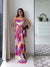 Lavender Printed Maxi Dress