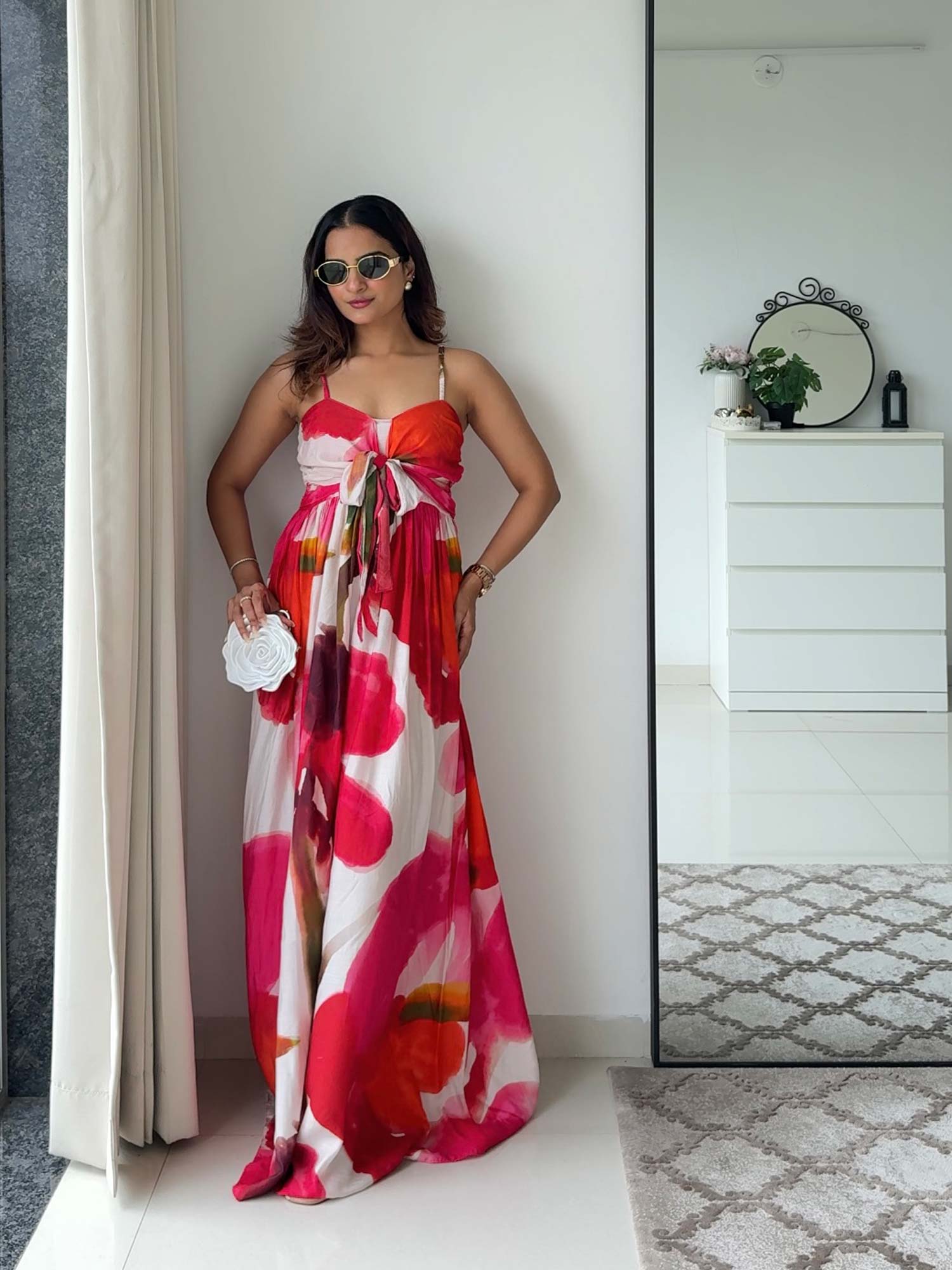 Zinnia Printed Maxi Dress