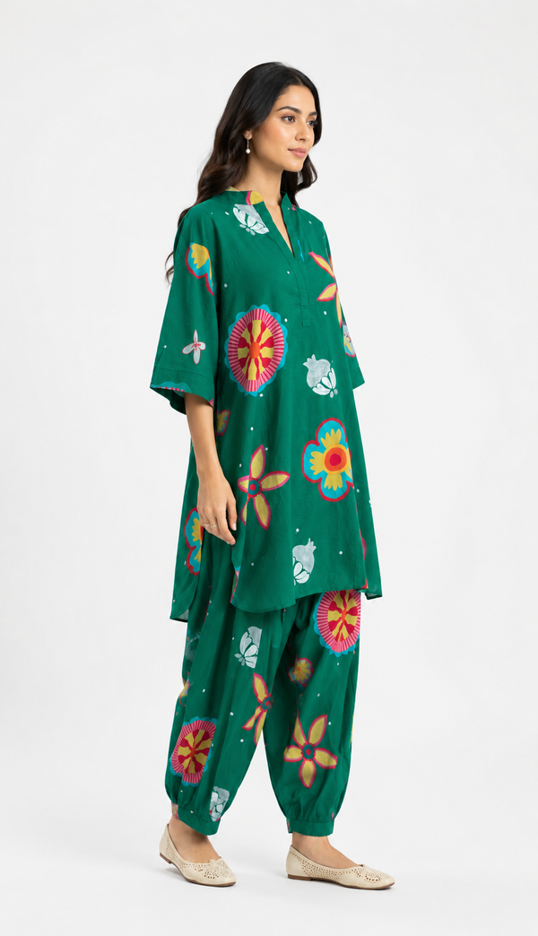 Anaar Printed Kurta Set (Set of 2)
