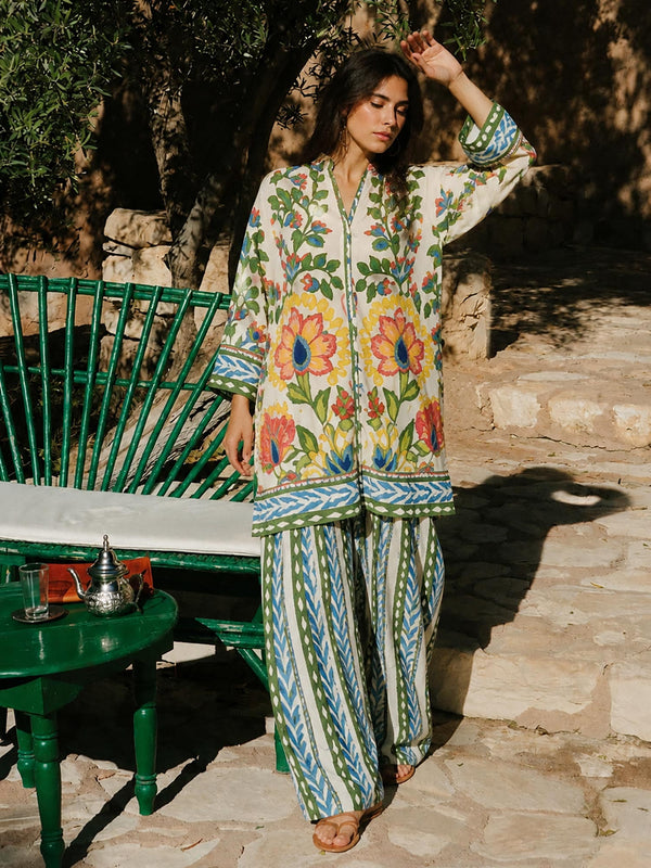 Vine Printed Kurta