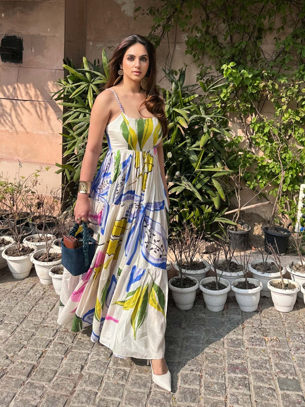 Lily Printed Tiered Maxi Dress