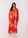 Abstract Maxi Dress