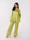 GREEN EMBELLISHED CO-ORD SET