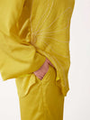 YELLOW SUNFLOWER EMBELLISHED CO ORD SET