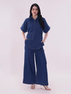 Blue Denim Co-ord Set with shirt and pants